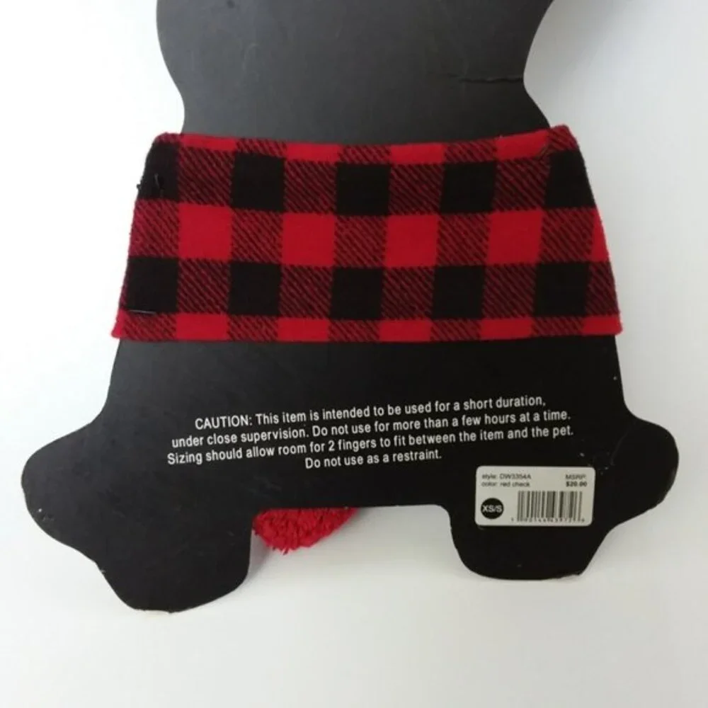 dreamwear Buffalo Check Pet Scarf XS/S